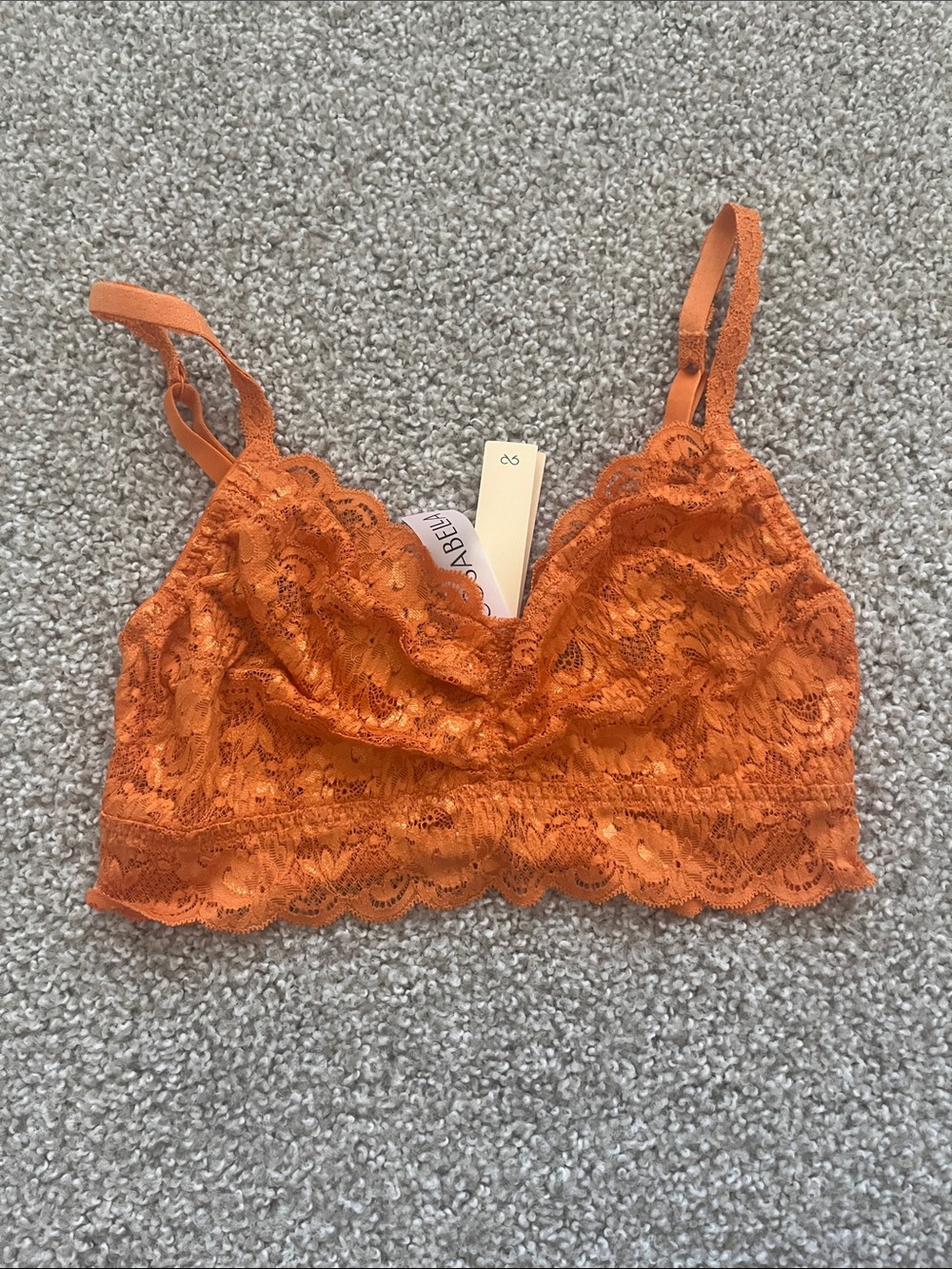 Cosabella Gardenia Never Say Never Soft Sweetie Bra Size Large NWT